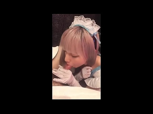 ❤️ Japana idolo [mayuka], franca servistina kostumo, parto 1, mamo kaj ŝerco kun locio ️ Hejmfarita porno ĉe ni ❤